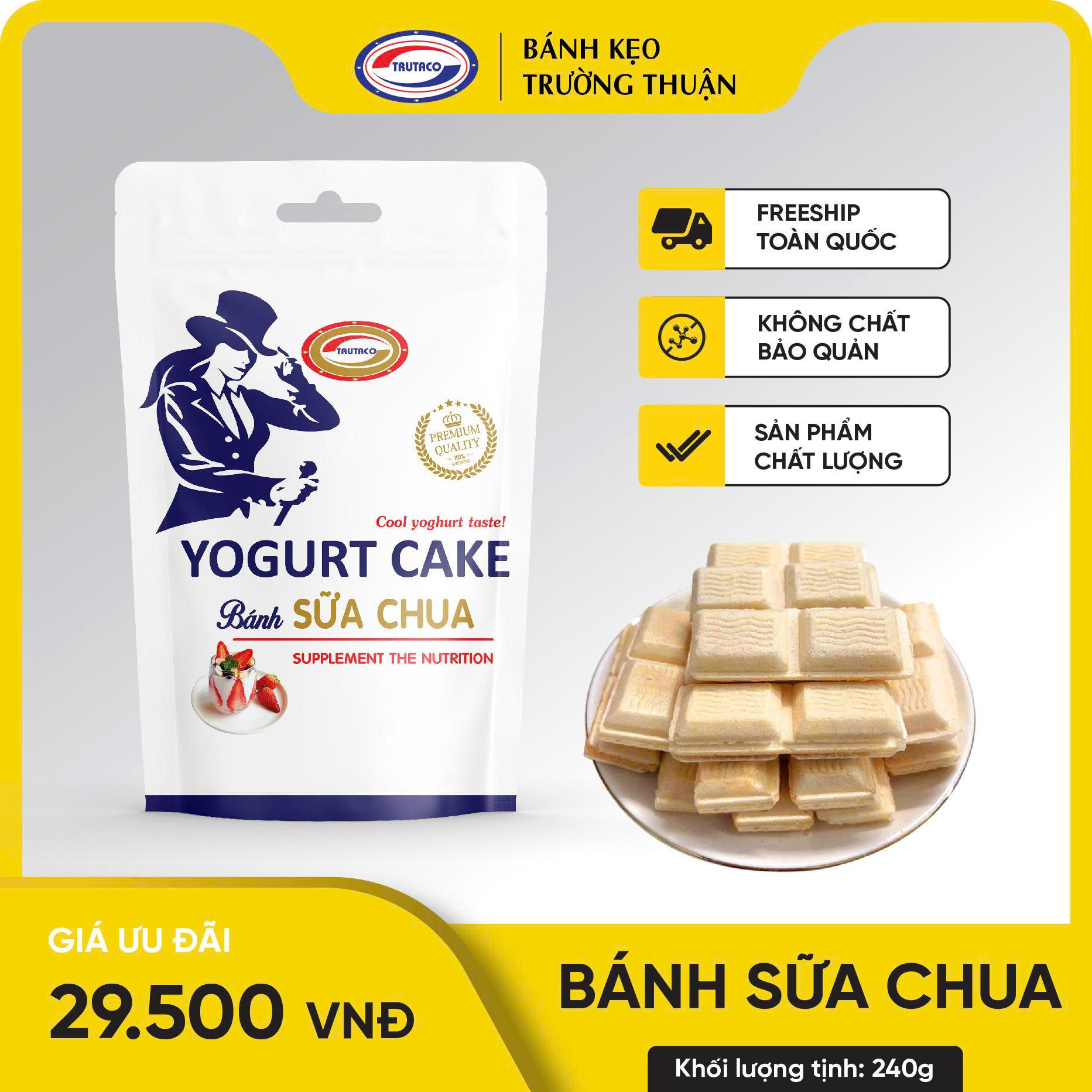 Bánh Sữa chua - 240g