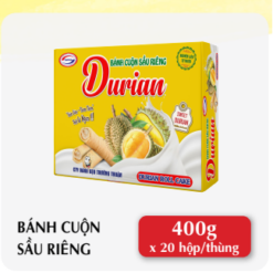 Bánh cuộn sầu riêng (400g x 20 hộp/thùng)