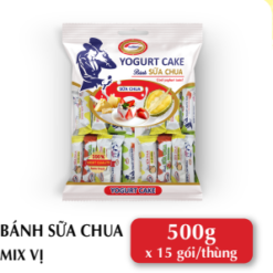 Bánh sữa chua MIX vị (500g x 15 gói/thùng)