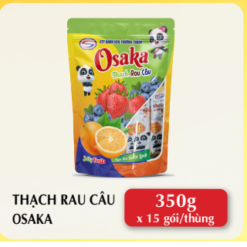 Thạch rau câu osaka (400g x 12 gói/thùng)
