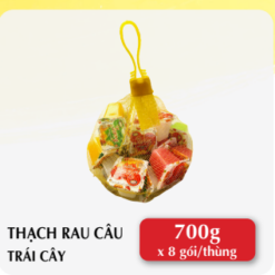 Thạch rau câu trái cây túi lưới ( 700g x 8 túi/thùng)