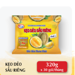 Kẹo Dẻo sầu riêng ( 320g x 30gói/thùng)