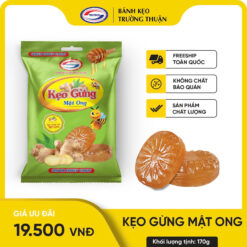 Kẹo gừng mật ong ( 170g x 30 gói/thùng)