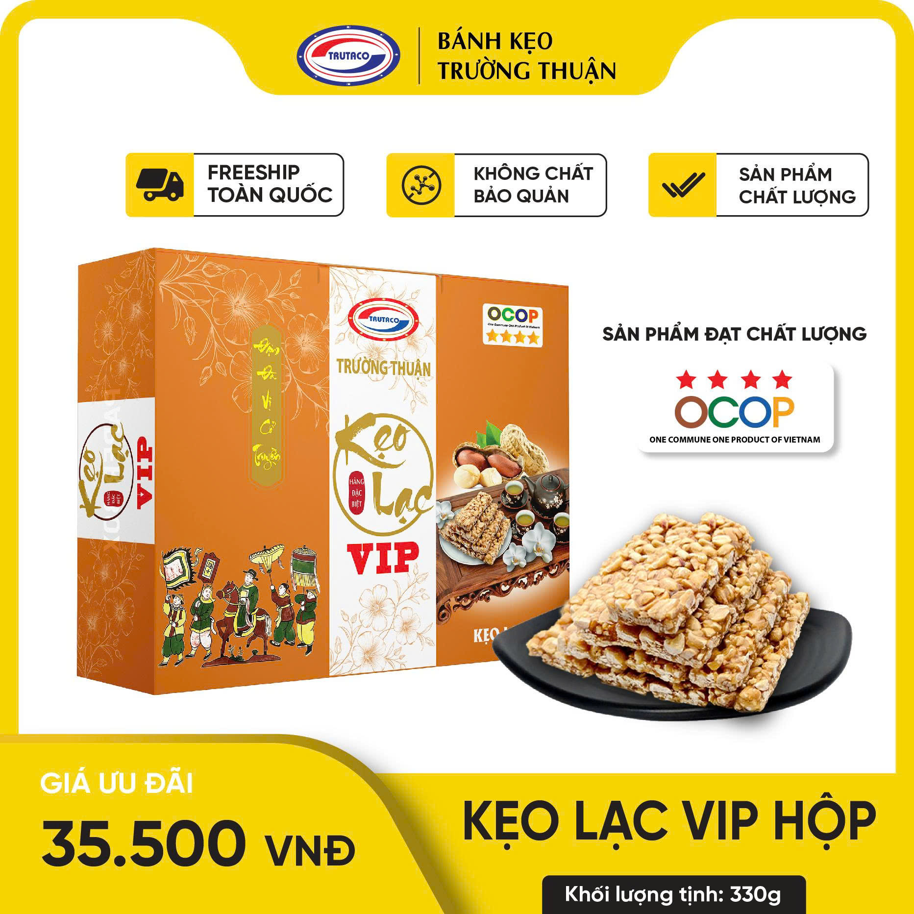kẹo lạc VIP - HOP