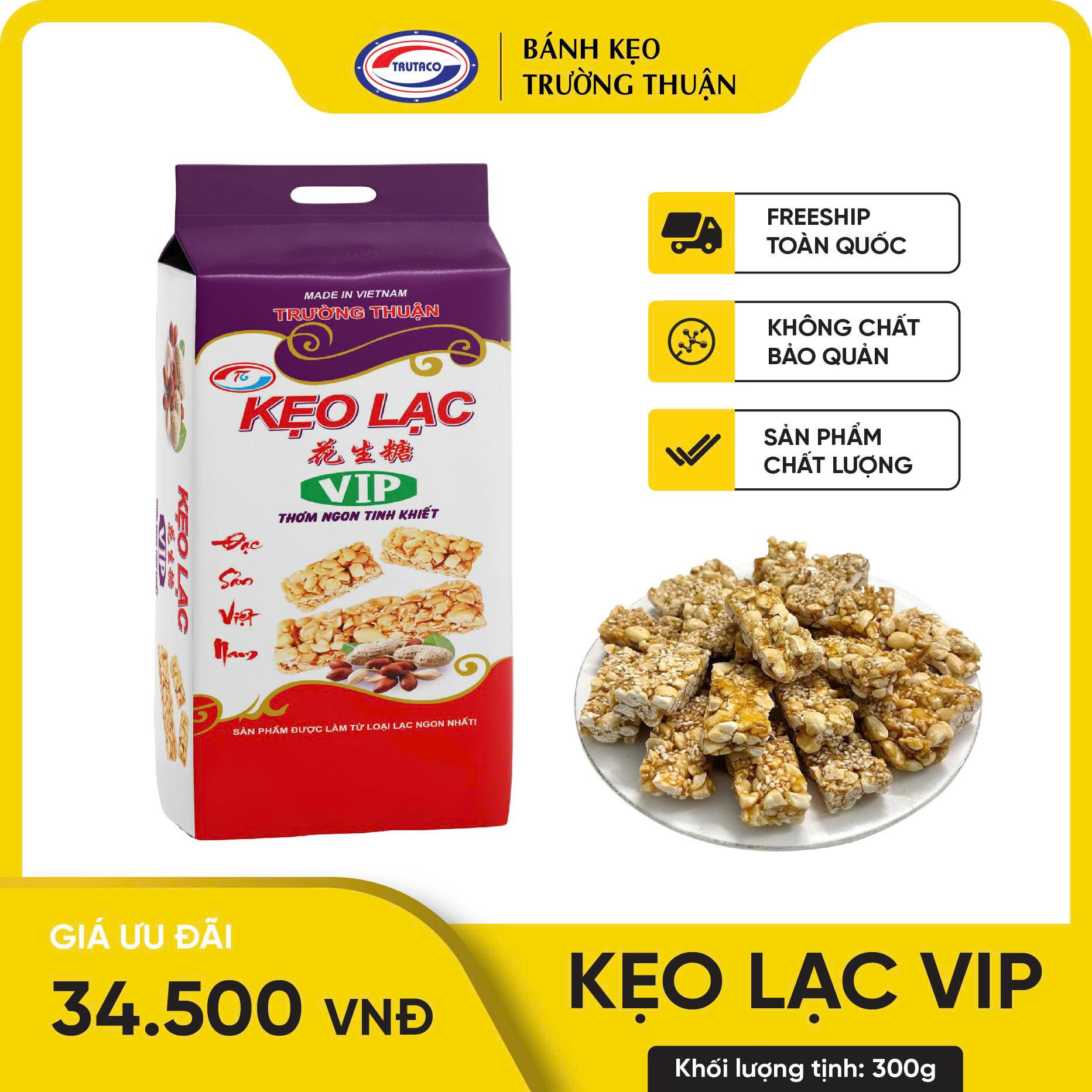 kẹo lạc VIP